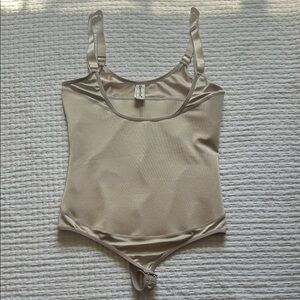 Sleek Tan Shapewear Bodysuit